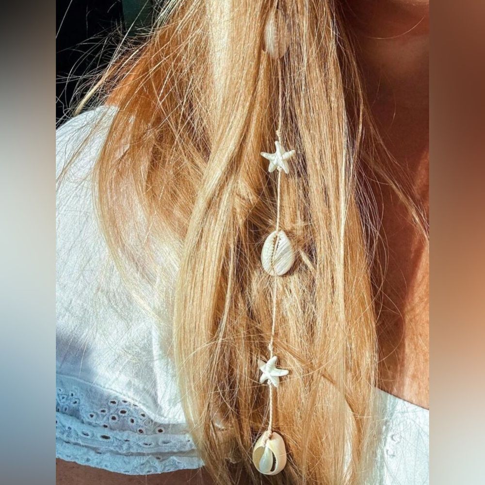 Shell and Starfish Hair Clip S974